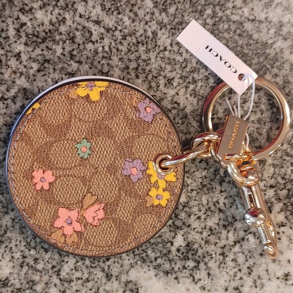 Coach Signature Key Chain - Mirror - Bag Charm, Fob (multicolor) - Picture 4 of 16